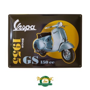 63385 Metal Plate 30x40sm - Vespa GS150cc 1955 